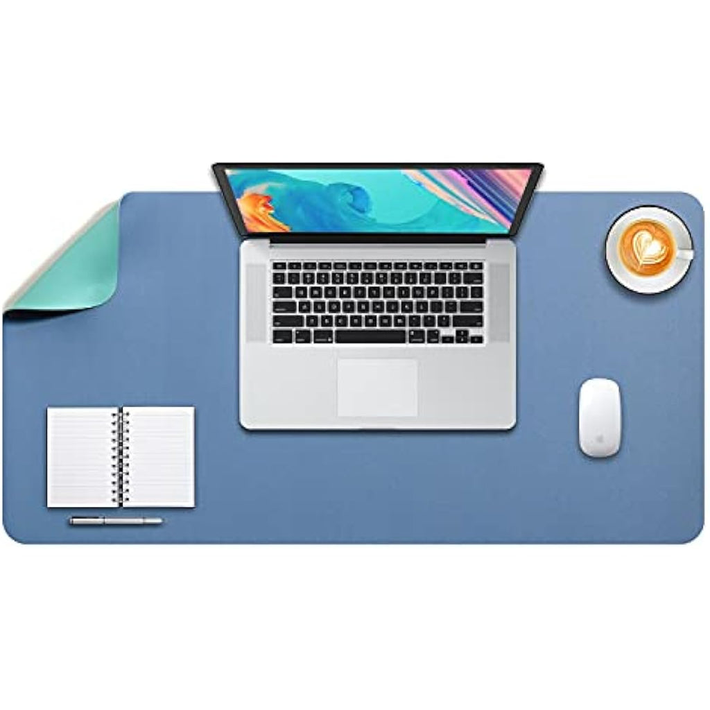 DOBAOJIA Dual-Side PU Leather Desk Pad - X-Large Waterproof Mouse Mat