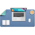 DOBAOJIA Dual-Side PU Leather Desk Pad - X-Large Waterproof Mouse Mat