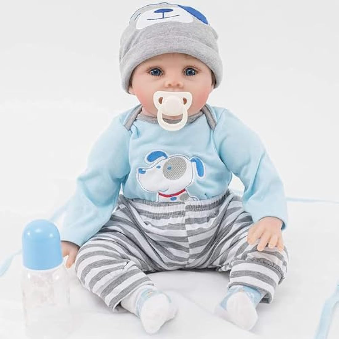ZIYIUI 22 Inch Reborn Baby Doll | Realistic Silicone Vinyl Handmade Toy