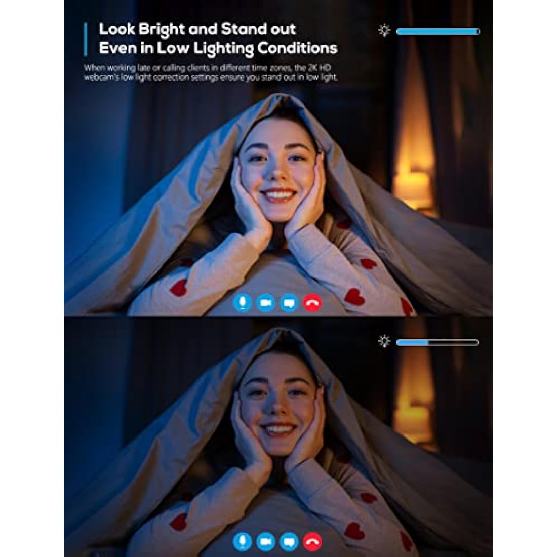 AIRHUG 02 2K Webcam No Microphone – QHD USB Web Camera with Privacy Cover