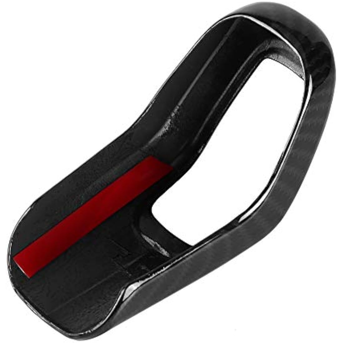 Dioche Carbon Fiber Gear Shift Knob Cover Trim for Sport 2014-2017