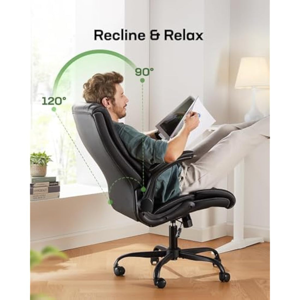Marsail Executive Office Chair | Ergonomic PU Leather Desk Chair