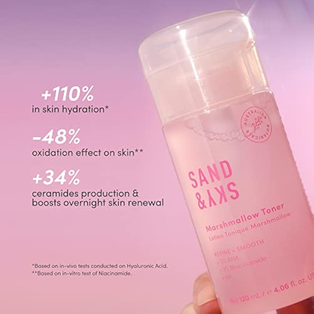 Sand & Sky Brightening Toner | Niacinamide & Glycolic Acid Essence
