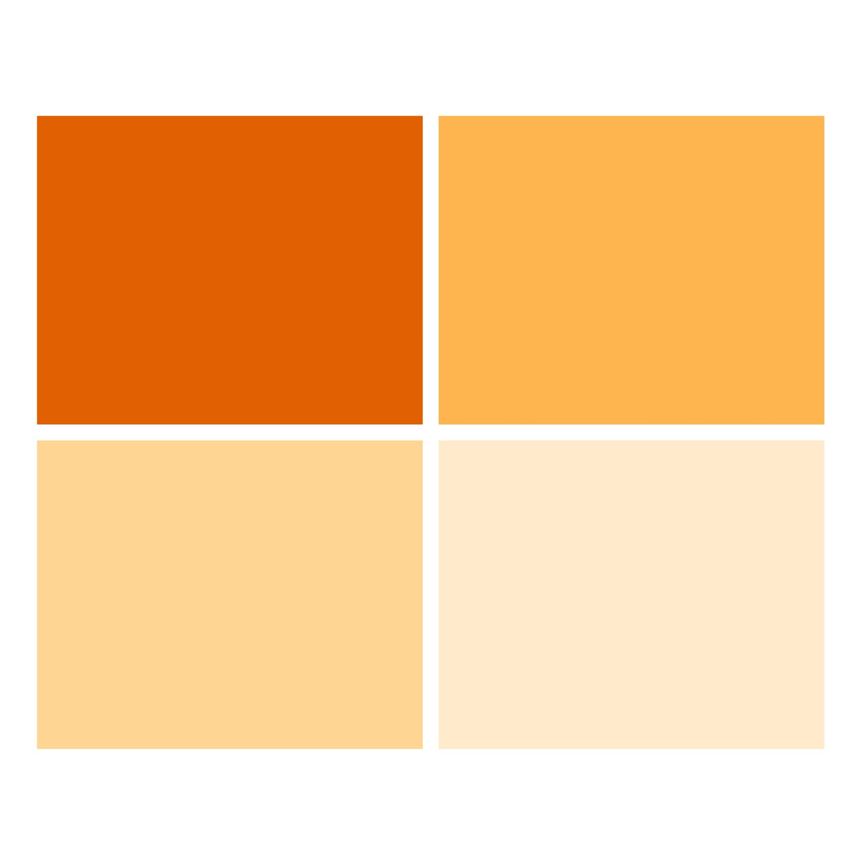Selens 4PCS CTO Lighting Gels - 40x50cm Orange Color Correction Filters