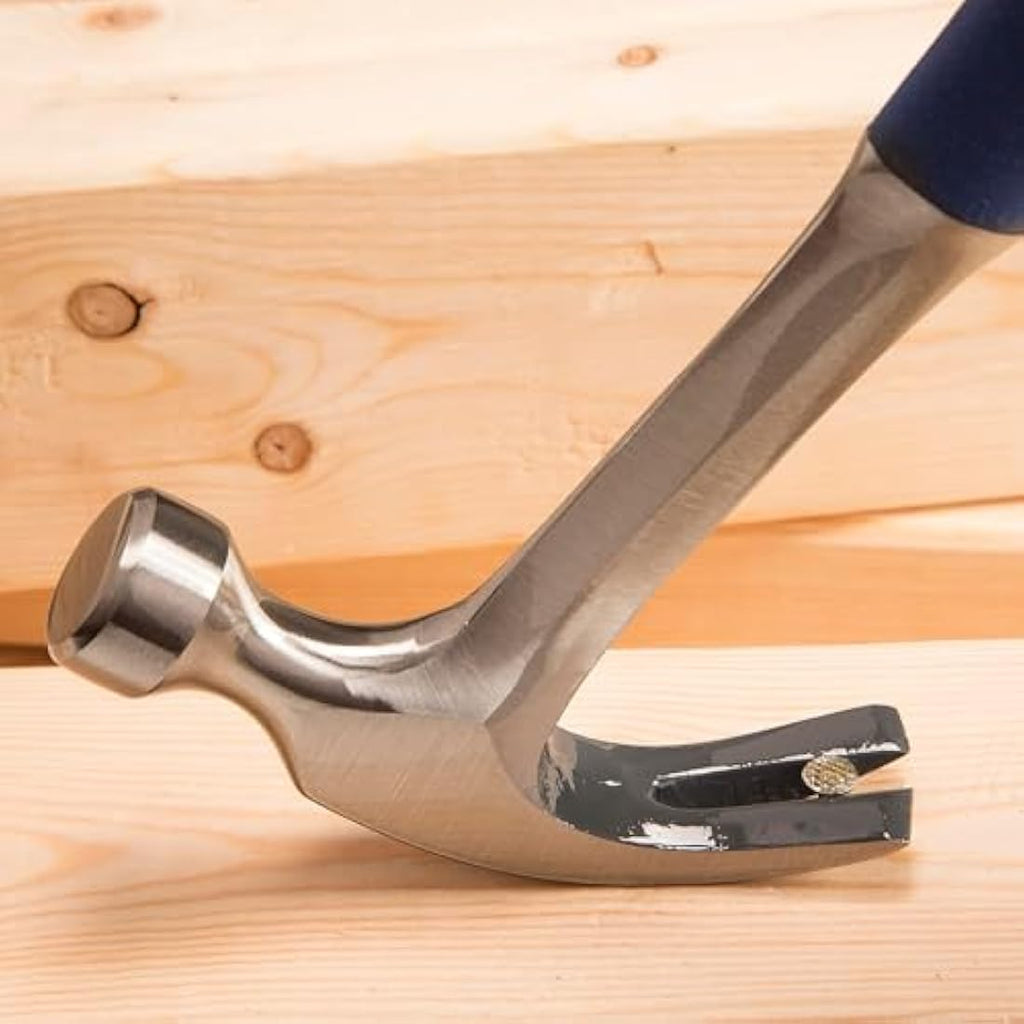Estwing 16 oz Claw Hammer – Smooth Face Steel with Cushion Grip Handle