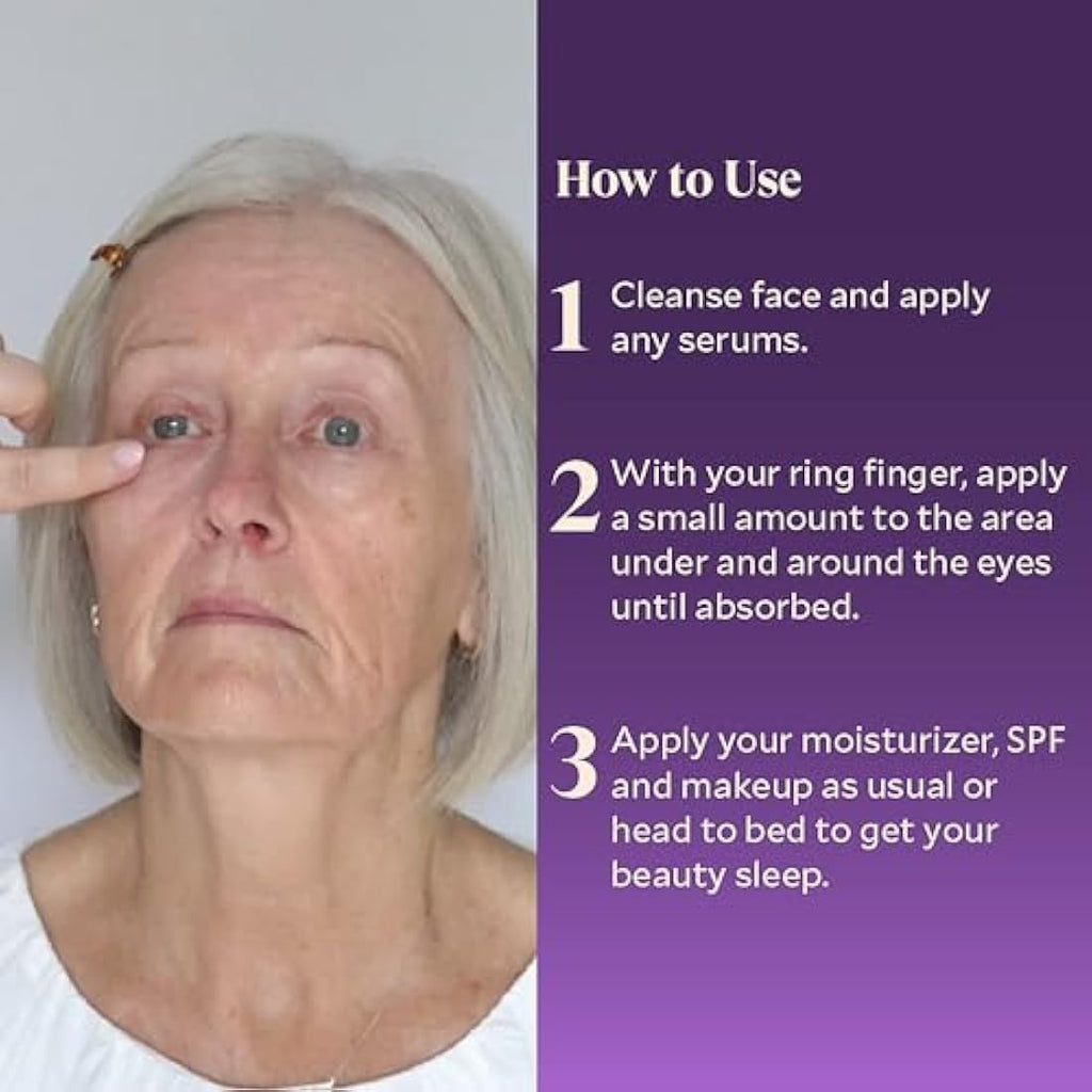 Fièra Bakuchiol Firming Eye Cream for Mature Skin – Anti-Aging, 15ml