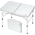 Sportneer Folding Camping Table | Adjustable Height Aluminum 90x60cm