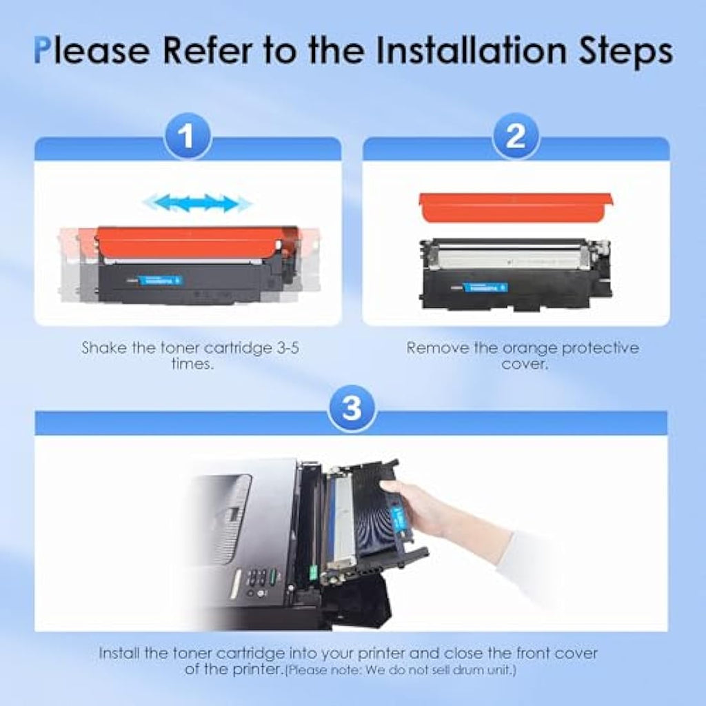 NOGIVY 117A Toner Cartridges for HP Color Laserjet MFP 179fnw 150nw | 4-Pack