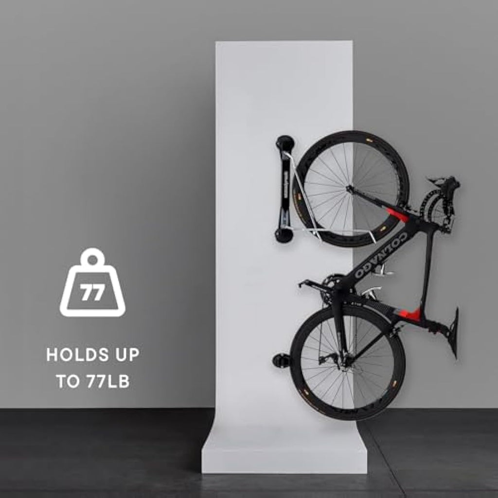 Steadyrack Classic Bike Rack – Vertical Wall Mount Swivel Storage