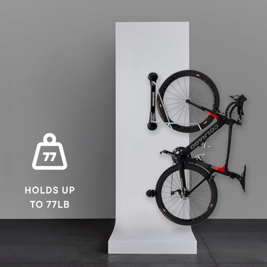 Steadyrack Classic Bike Rack – Vertical Wall Mount Swivel Storage
