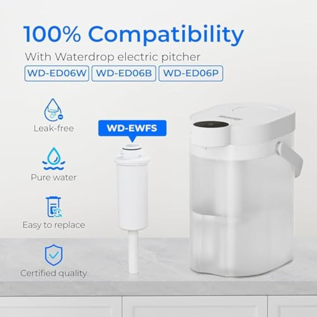 Waterdrop WD-EWFS Replacement Filters for WD-ED06 Jug - 3 Pack