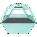 WhiteFang XL Pop Up Beach Tent – 3-4 Person UV Sun Shelter with Floor