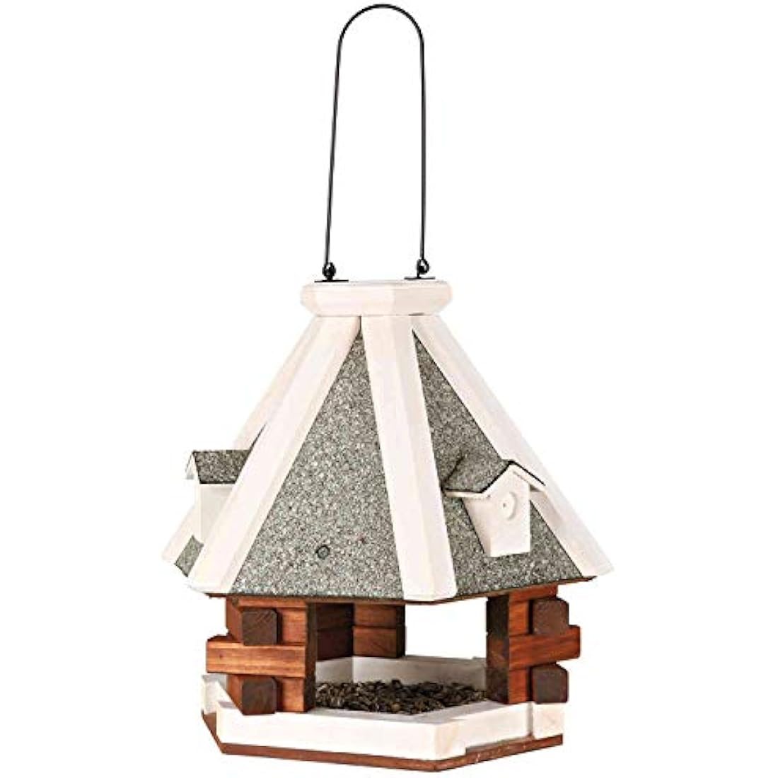 Trixie Natura Hanging Bird Feeder – Weatherproof Pine Wood, 35x36cm