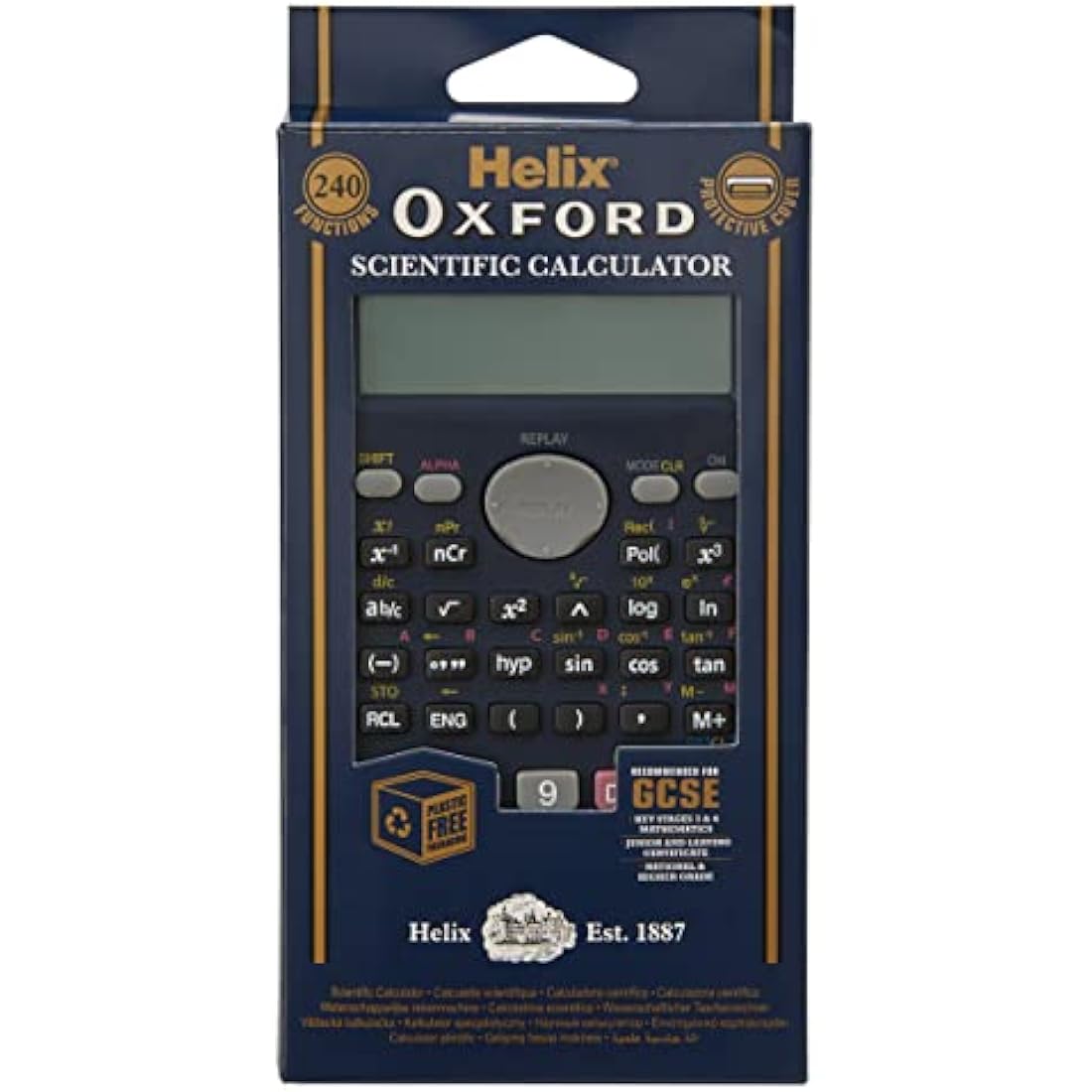 Helix Oxford Scientific Calculator | 240 Functions | Key Stage 3 & 4