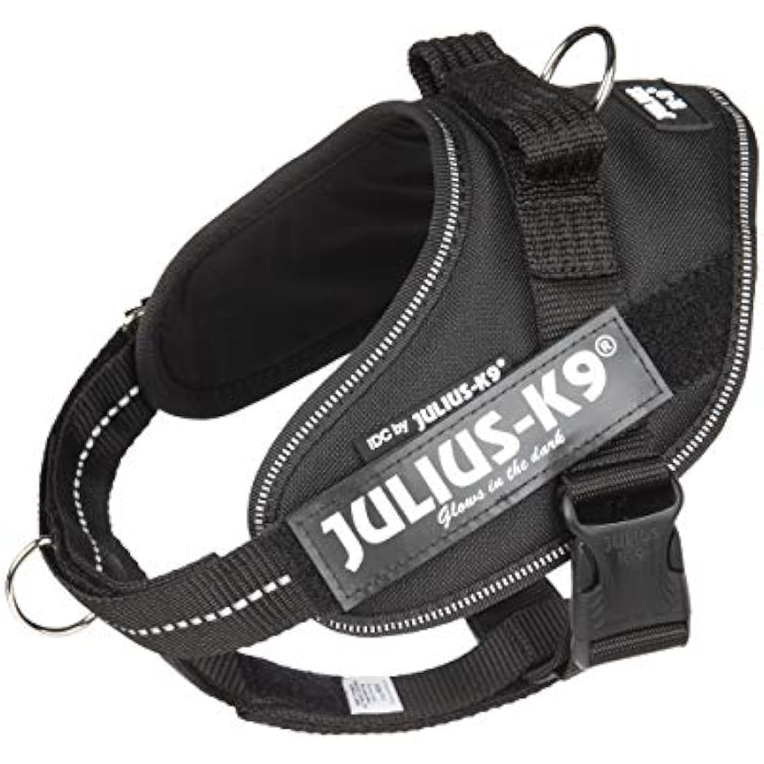 Julius-K9 IDC Powerharness Dog Harness | Reflective Black | Size S/Mini