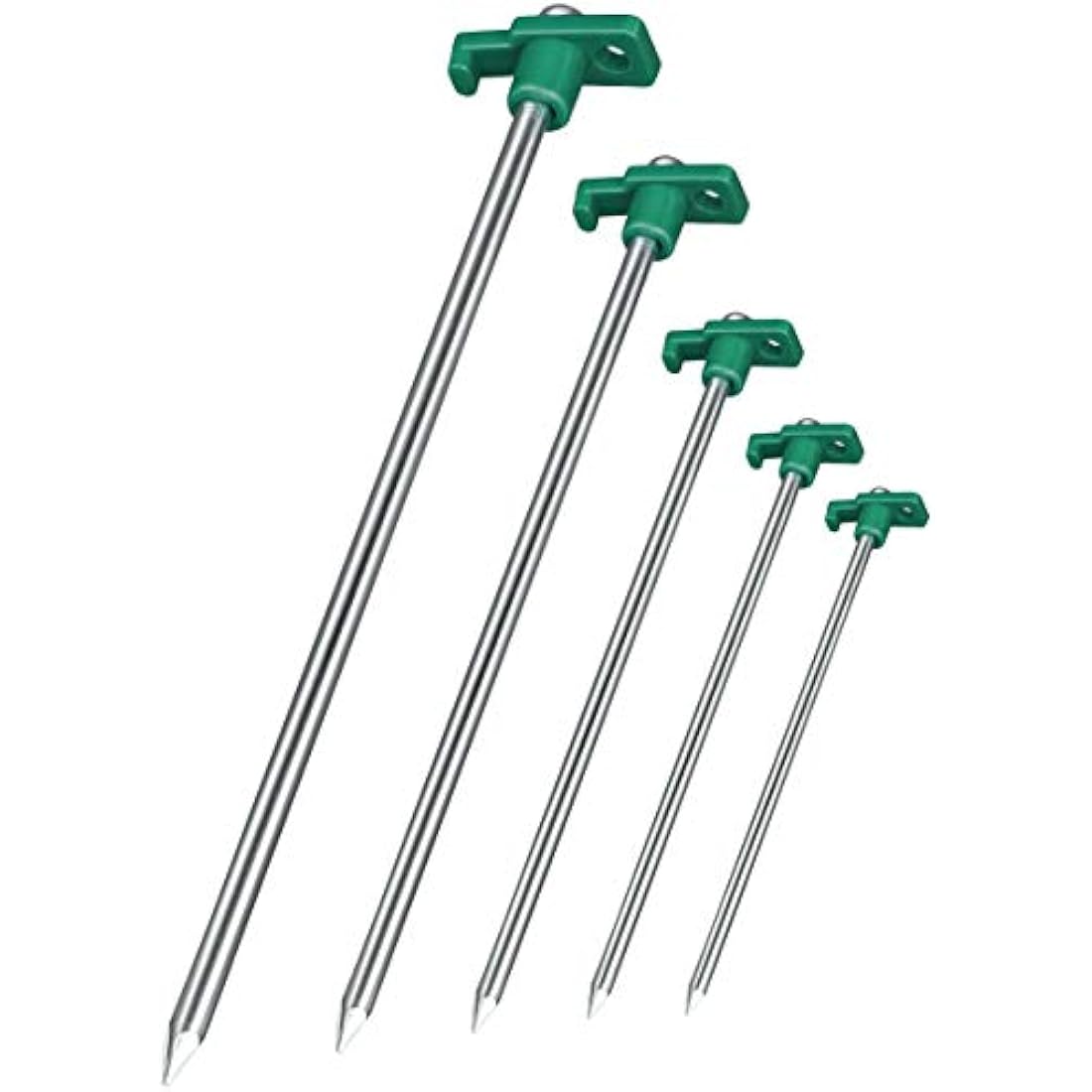 Balinco 48x Anti-Rust Ground Anchors – 25cm Galvanised Steel Pegs
