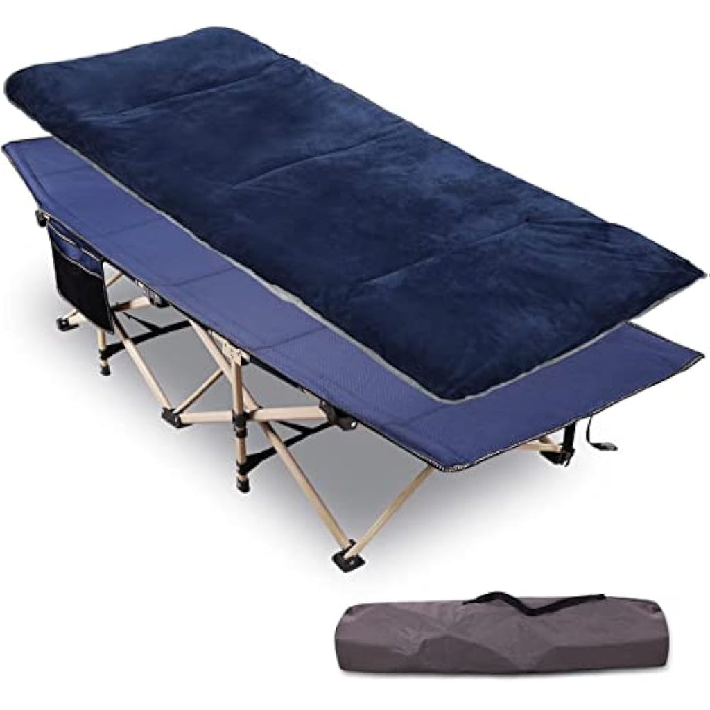 REDCAMP Heavy Duty Folding Camping Bed with Mattress | 28" Extra Wide