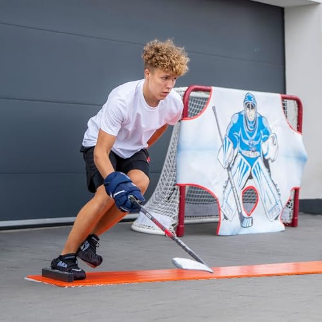 Jolof Store My Slide Board Lit – Adjustable Hockey Training Slide Board