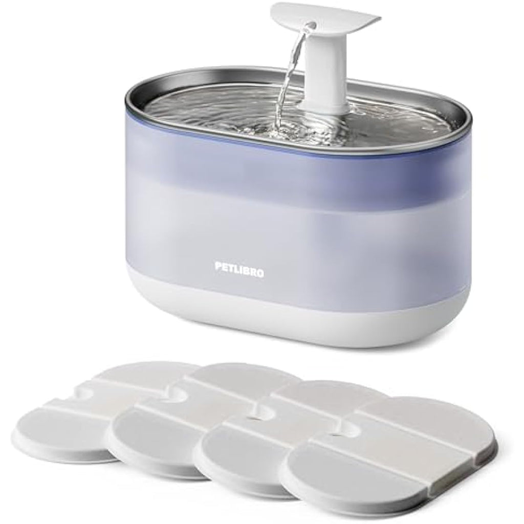 PETLIBRO 2.1L Cat Water Fountain – Ultra Quiet Stainless Steel Dispenser