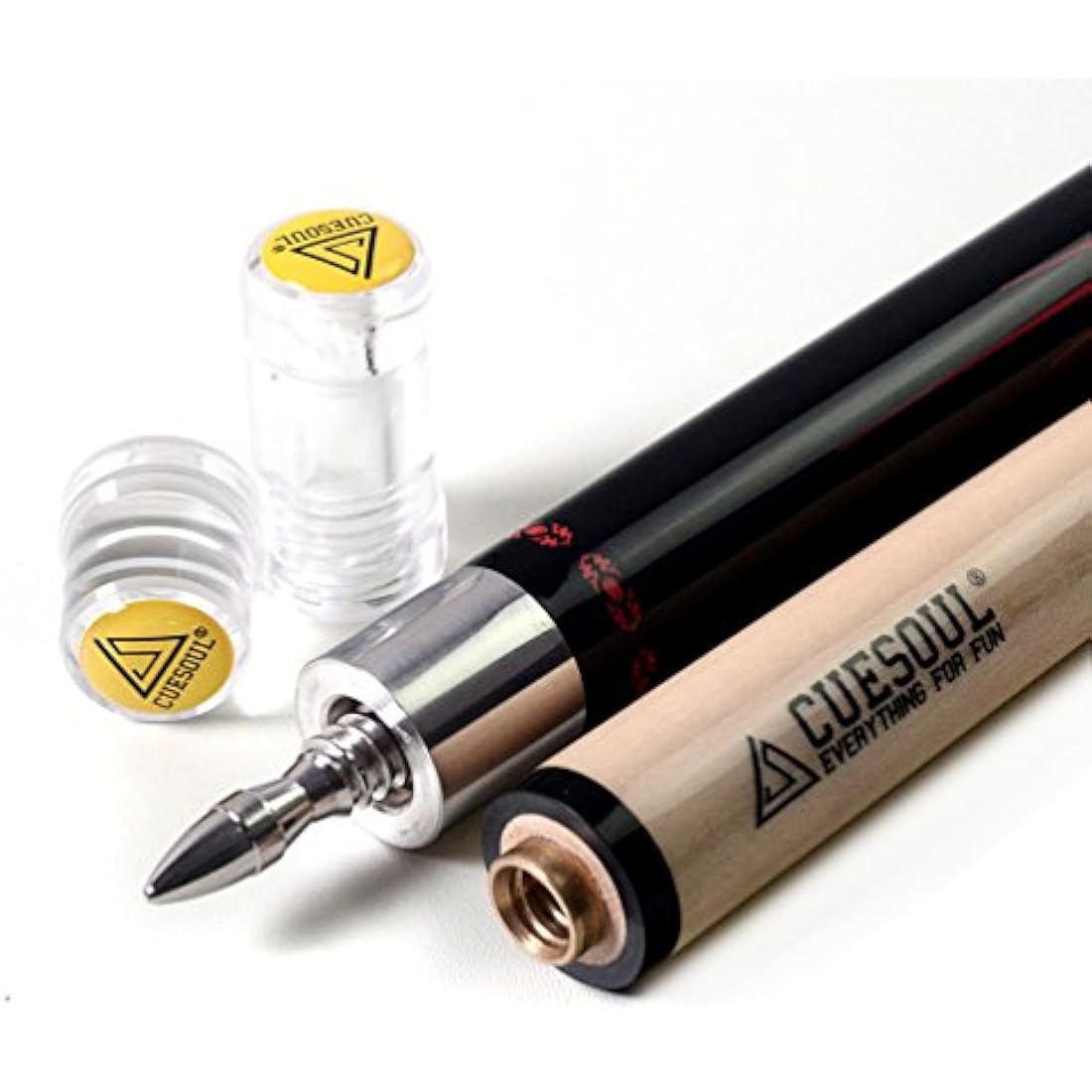 CUESOUL 58" 19oz Canadian Maple Pool Cue Stick | 11.5mm Multi-Layer Tip