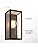 National Lighting Breton Outdoor Wall Light – Matt Black IP44 Box Lantern