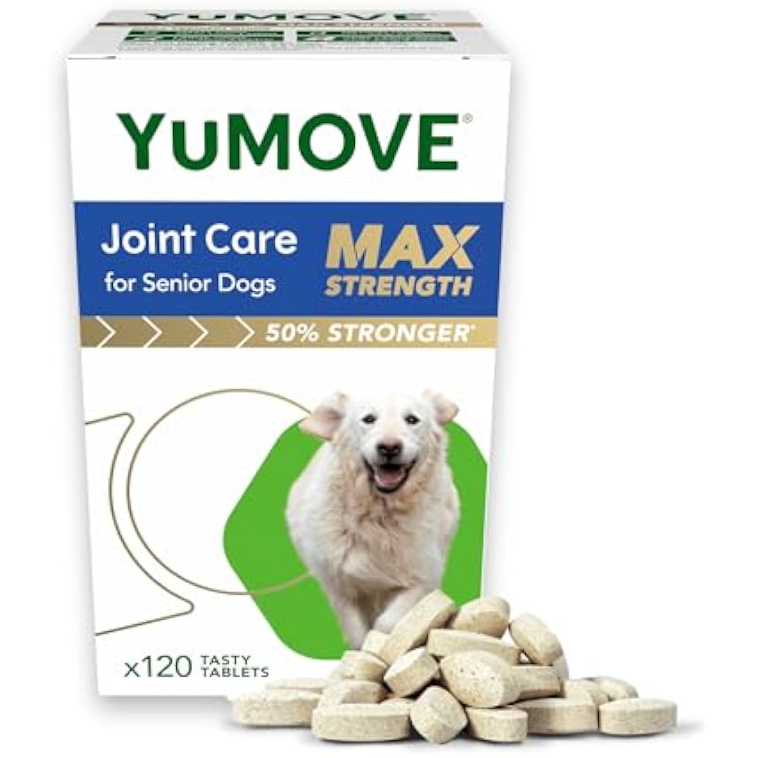 YuMOVE Max Strength Joint Supplement for Senior Dogs - 120 Tablets