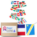 Jolof Store French Language Country Flags – 29 Francophone Polyester Flags