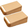 100Pcs Kraft Paper Seed Envelopes | Self-Adhesive Coin Packets