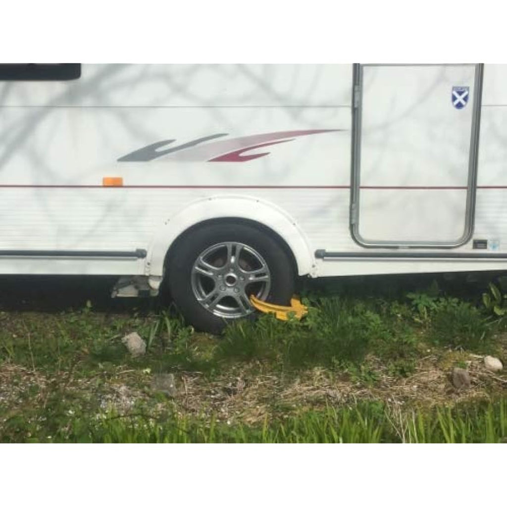 Alca Germany Heavy Duty Wheel Clamp Anti-Theft Lock for Cars & Trailers