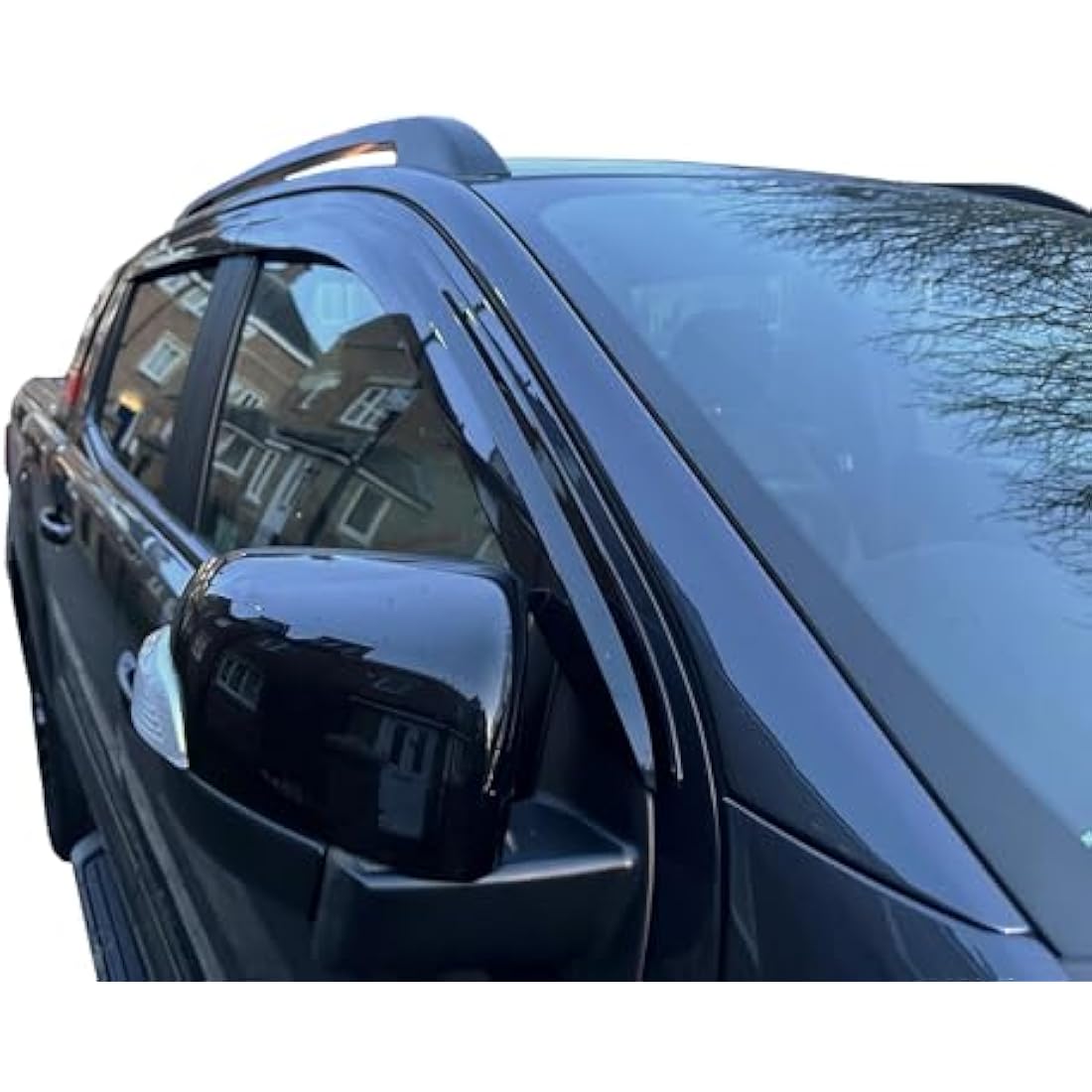 Auto Clover Wind Deflectors for Ford Ranger 2012+ | 4-Piece Set