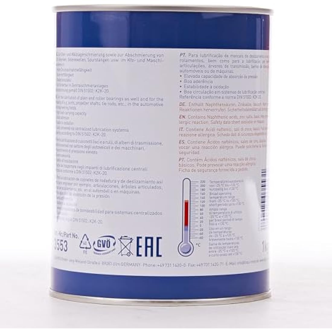 Liqui Moly Multipurpose Grease – Waterproof High-Temp Lubricant, 1kg