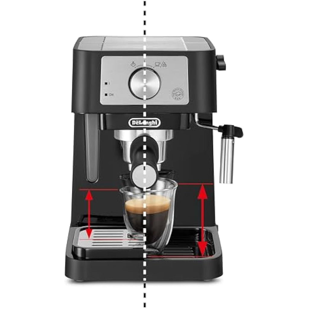 De'Longhi Stilosa EC260.BK Espresso Machine | 15-Bar Pump & Steam Arm
