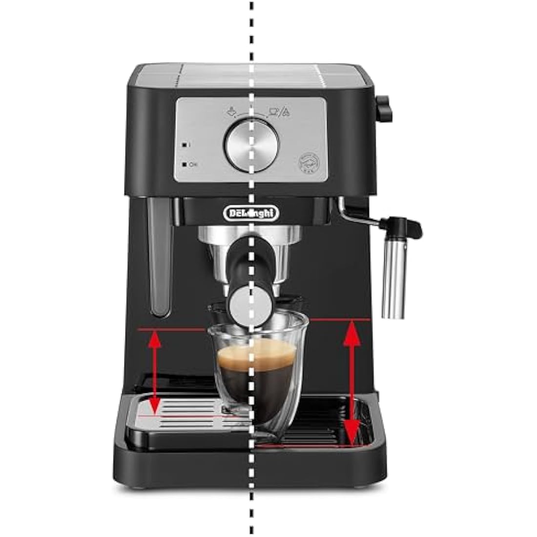 De'Longhi Stilosa EC260.BK Espresso Machine | 15-Bar Pump & Steam Arm