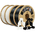 Overture PETG 3D Printer Filament 1.75mm | 4kg Bundle (Black & White)