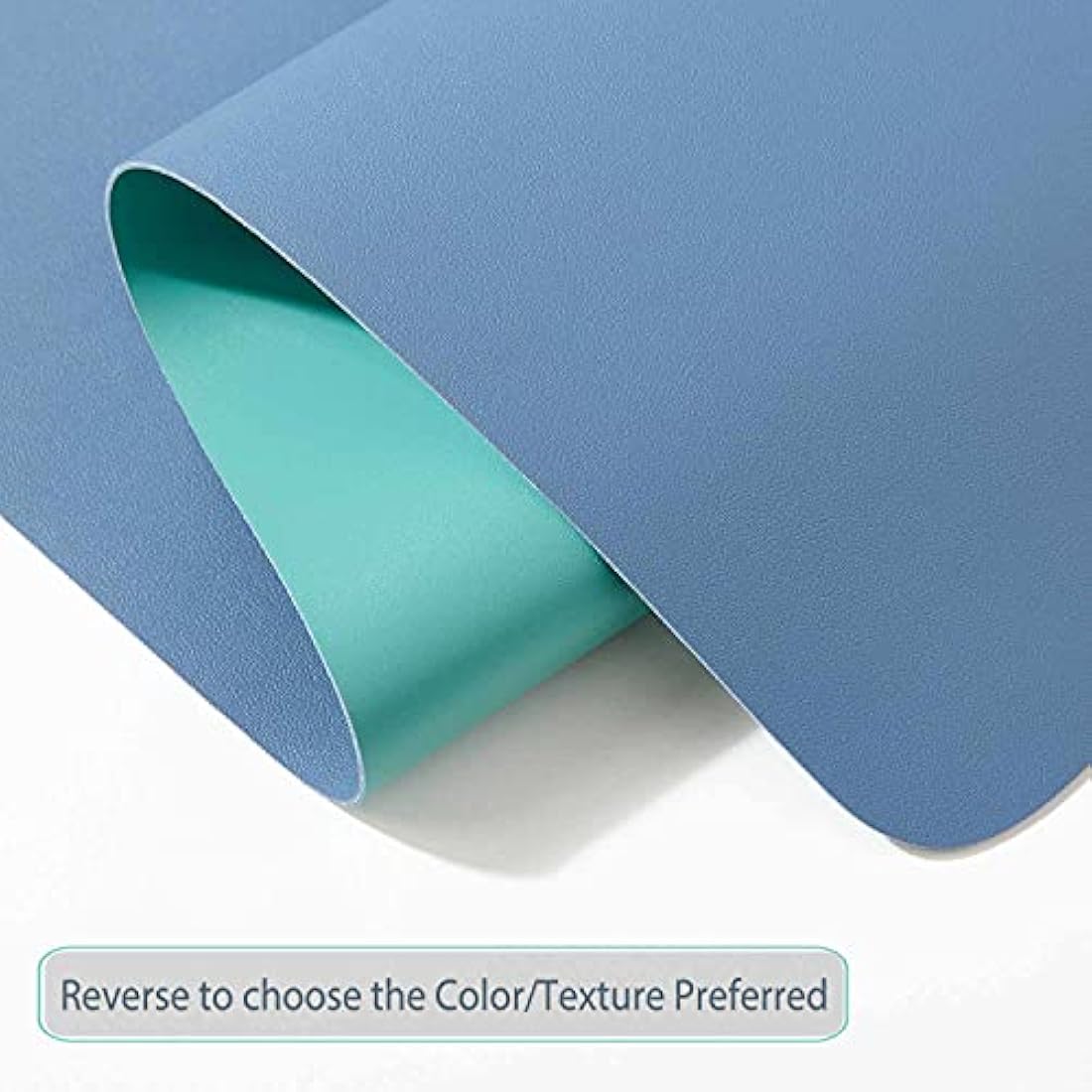 DOBAOJIA Dual-Side PU Leather Desk Pad - X-Large Waterproof Mouse Mat