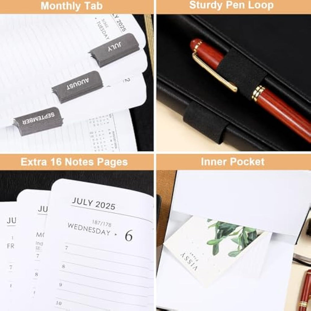Academic Diary 2025-2026 – A5 Day Per Page Daily Planner