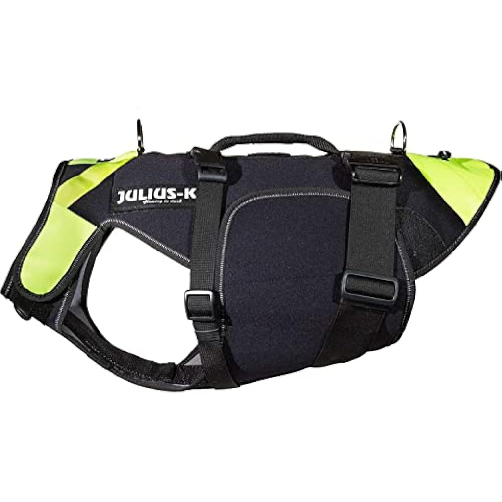 Julius-K9 IDC 3-in-1 Dog Vest | Swimming, Rehab & Winter Coat - Black