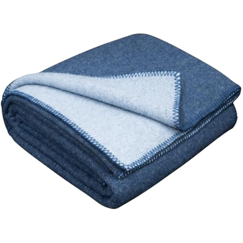 Merino Wool Travel Blanket – Warm Outdoor Camping Throw