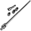 S&R 3/4" Breaker Bar Set – 600mm Flex Handle with 17, 19, 21mm Sockets
