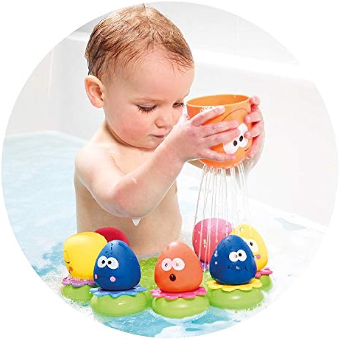Toomies Octopals Number Sorting Baby Bath Toy | Educational Water Toy