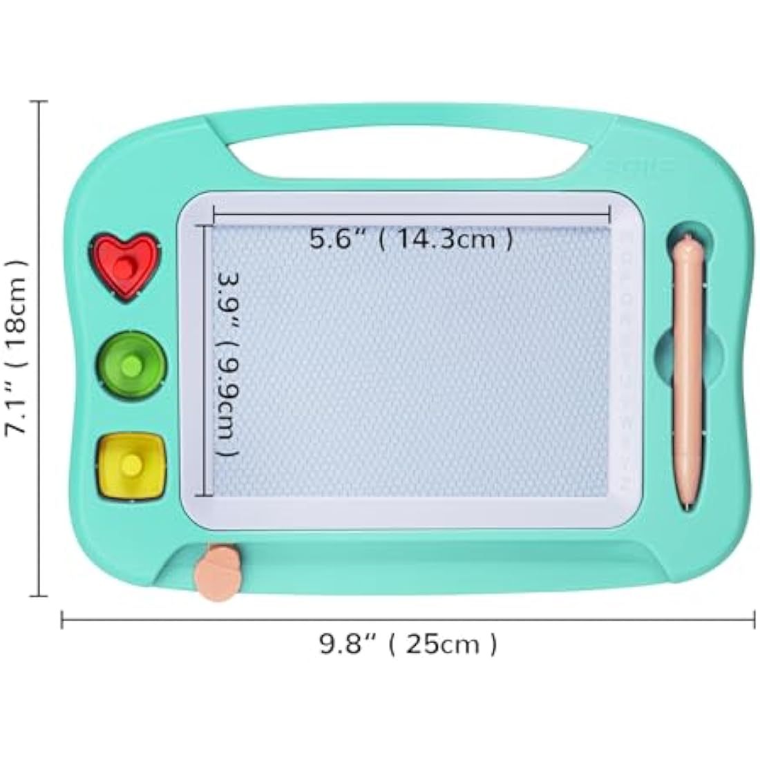 SGILE Magnetic Drawing Board – Colorful Erasable Doodle Pad for Toddlers