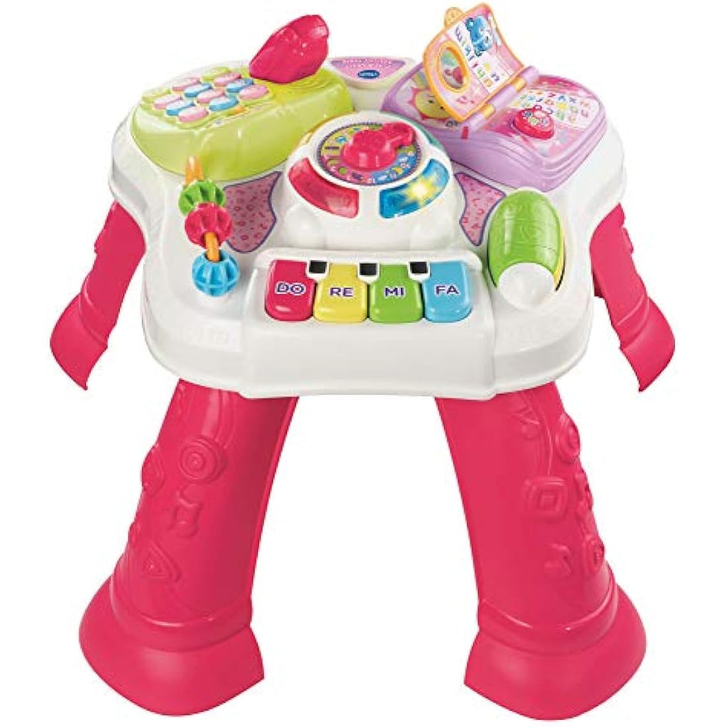 VTech Play & Learn Activity Table – Pink Educational Musical Toy