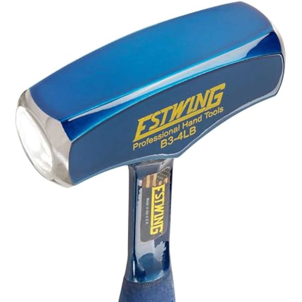 Estwing 4lb Drilling Hammer | Forged Steel Sledge with Shock Grip
