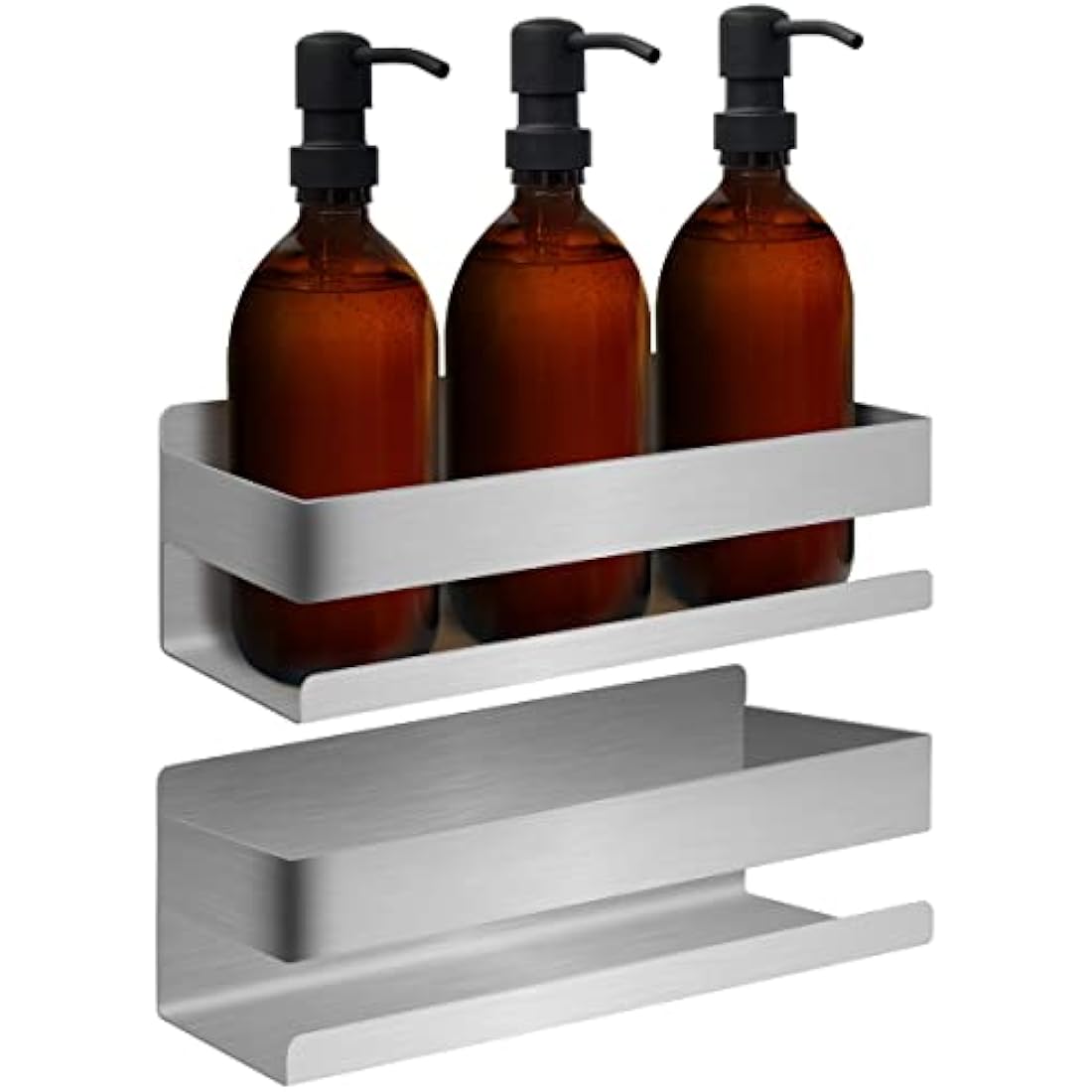 Joejis Shower Caddy - 2 Pack Stainless Steel Adhesive Storage Shelves