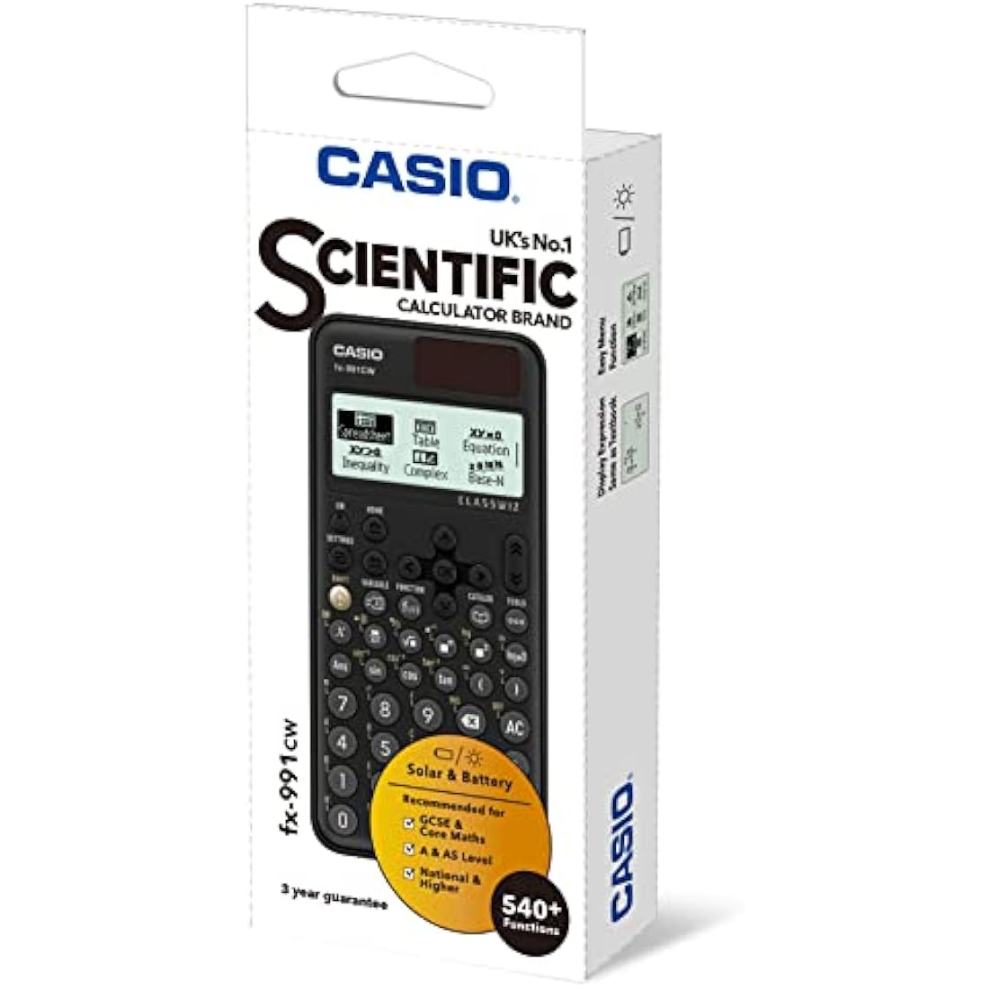 Casio fx-991CW Advanced Scientific Calculator | GCSE and A-Level Exam