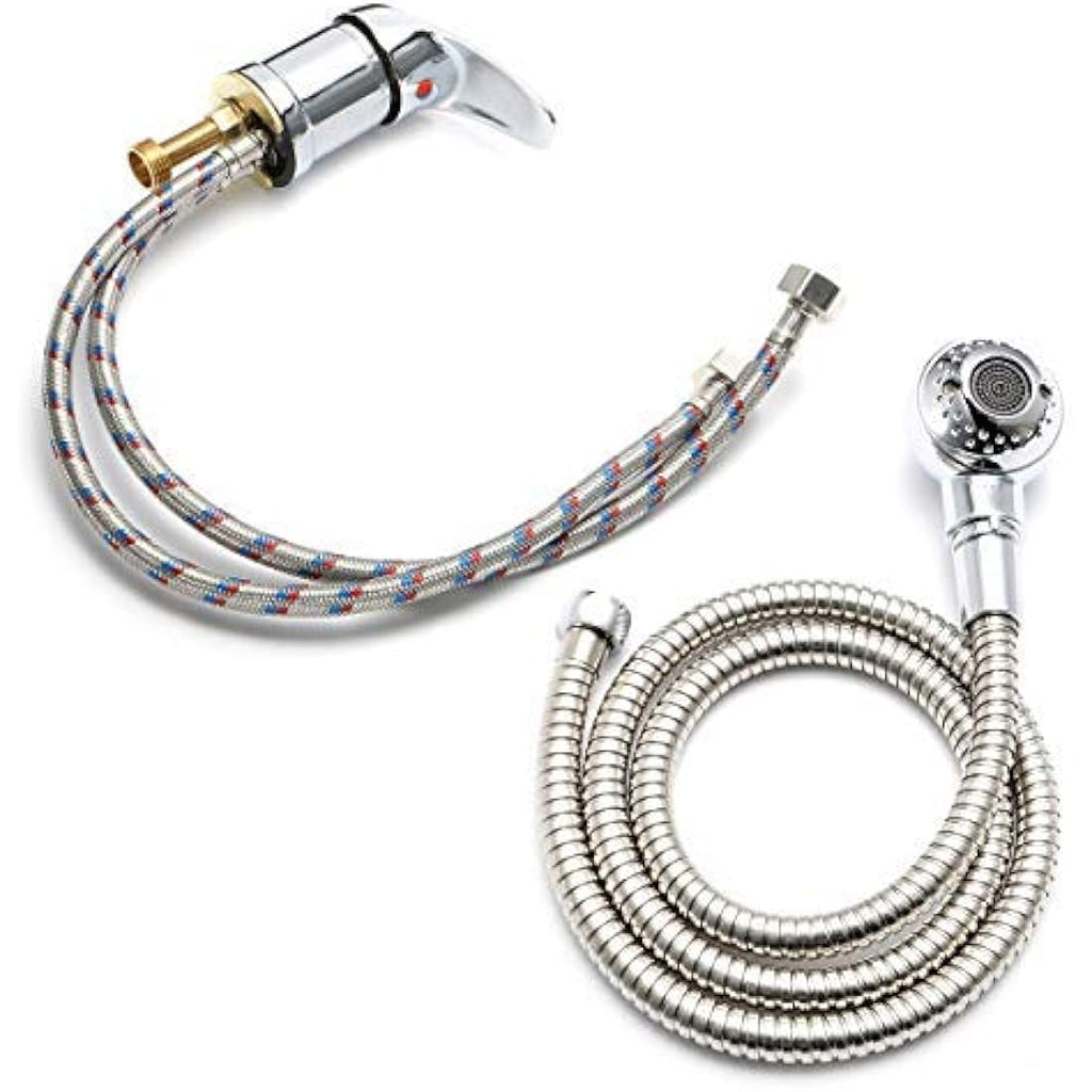 Jolof Store Salon Shampoo Bowl Mixer Tap and Sprayer Set - Zinc Alloy