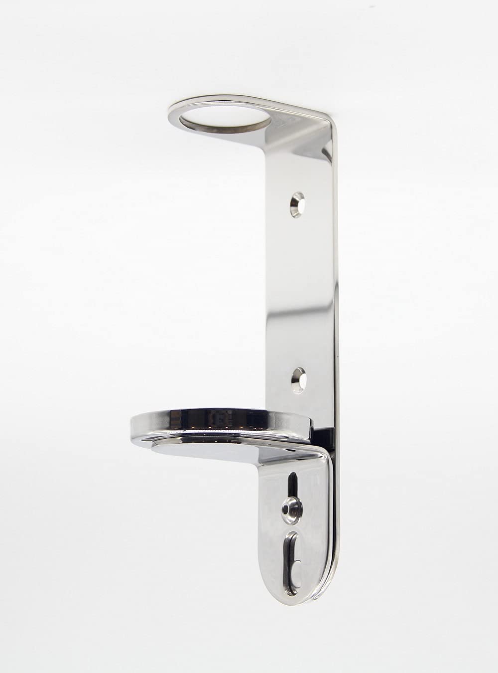 Jolof Store Wall Mount Chrome Soap Dispenser – Stainless Steel 500ml Holder