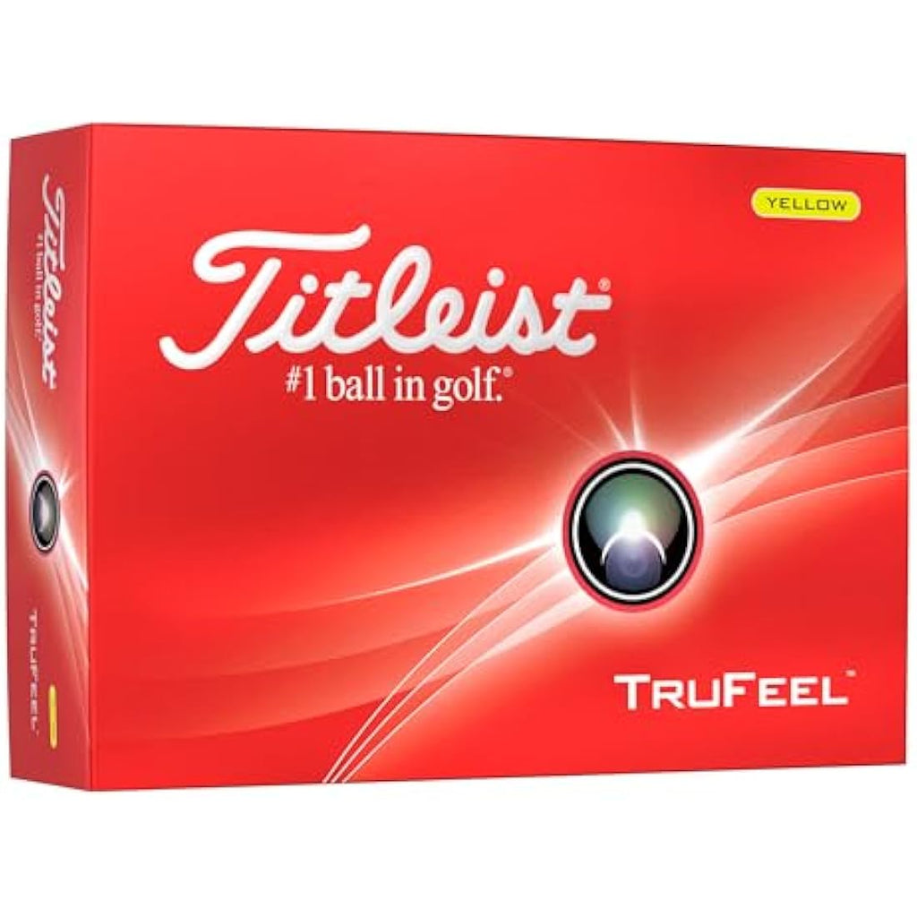 Titleist TruFeel Golf Balls – Ultra-Soft Feel White, 12 Ball Pack