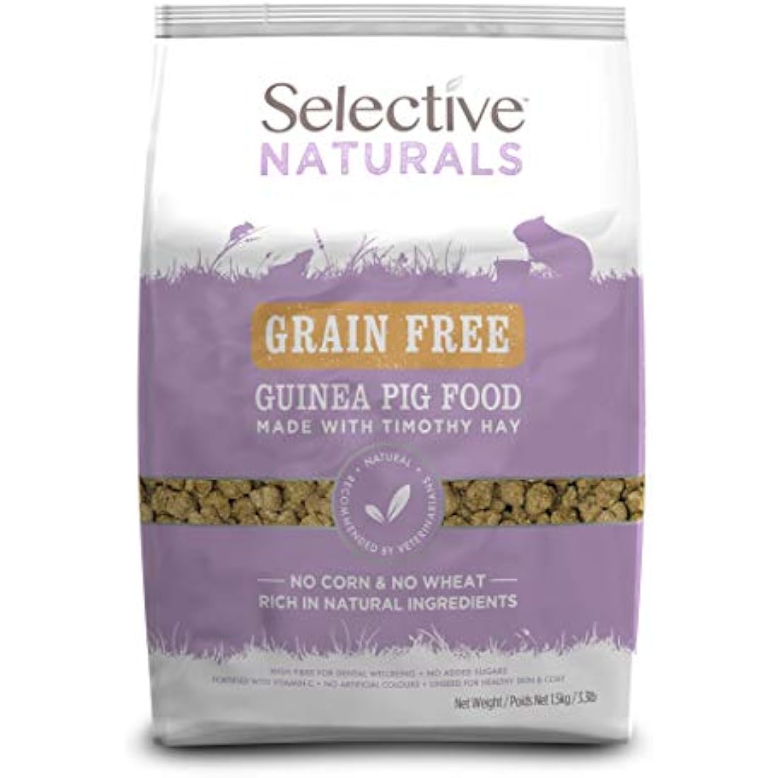 Supreme Selective Naturals Grain Free Guinea Pig Food | Timothy Hay 1.5kg