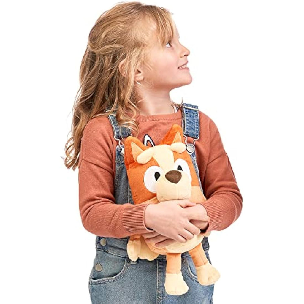 Bluey Bingo 12" Talking Plush Toy – Official 9 Sounds Jumbo Soft Toy